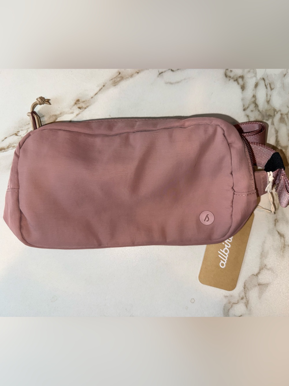 Allbirds Recycled Belt Bag Sienna blush Teal NWT Crossbody Fanny Pack